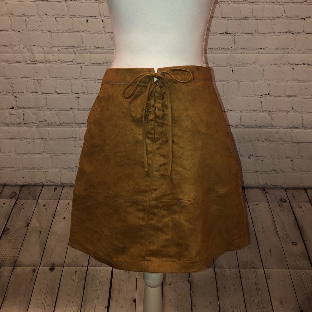 Faux Suede skirt
